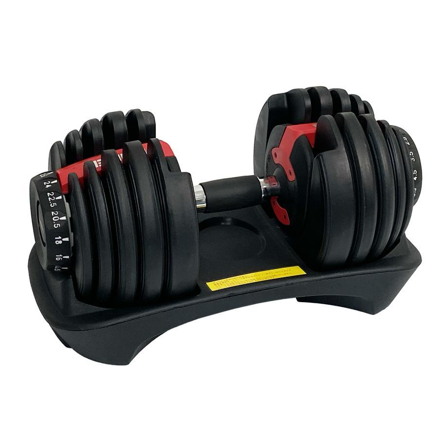 新古品 ダンベル 可変式 24kg 1個セットプレート トレーニング　送料無料 ダンベル 可変式 24kg プレート トレーニング : ニックナックStore