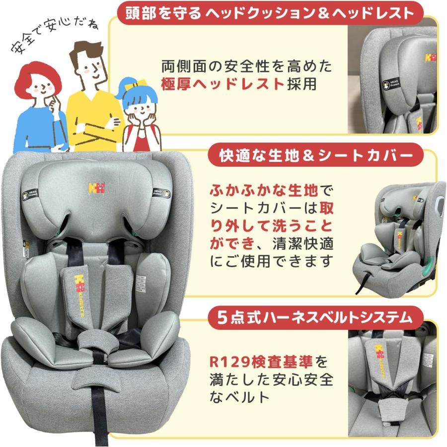 未使用kidstre キットレISOFIX R129 新生児 チャイルドシート