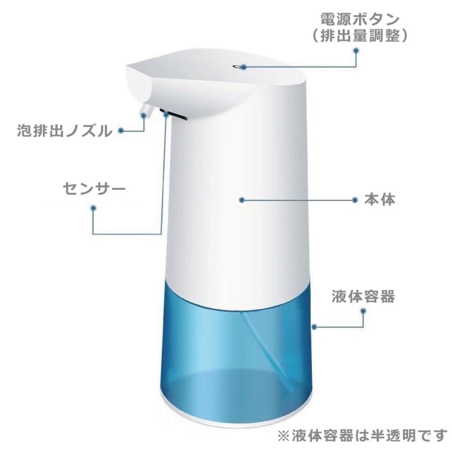 自動泡排出ソープディスペンサー　非接触　電池式　手洗い |  | 03