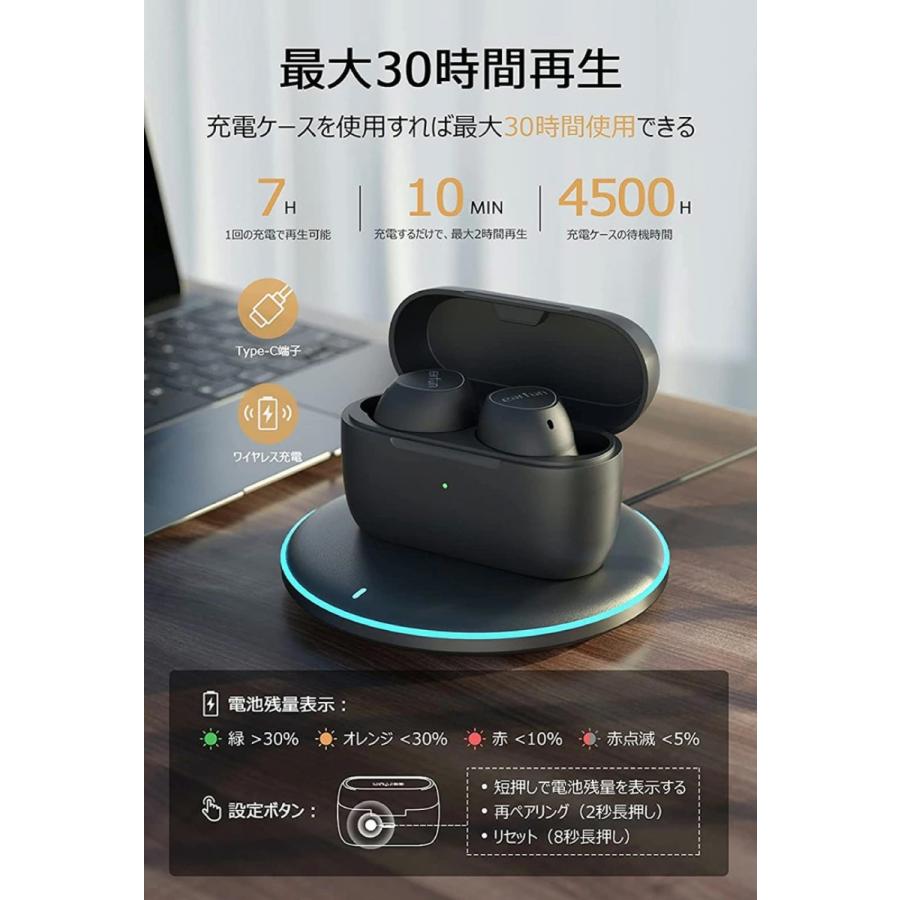 EarFun Free 2 Bluetooth 5.2 ワイヤレスイヤホン : ナイコム