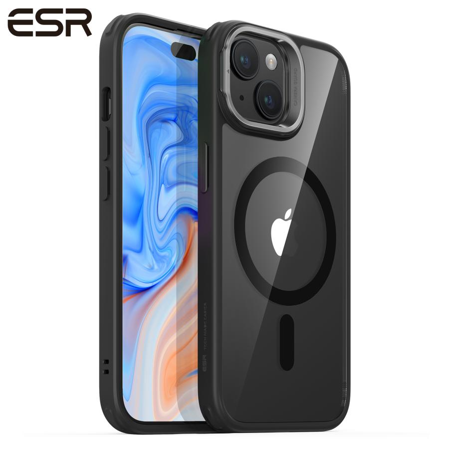 ESR iPhone 15 / Plus Pro MagSafe対応 米軍MIL規格の保護 隠れ