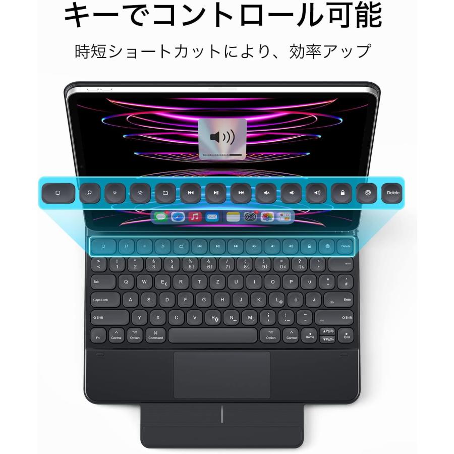 ESR 日本語マジックキーボード iPad Pro 11 キーボード Air5/4
