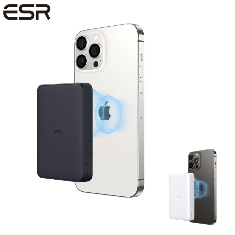 ESR Magsafe対応 カードケース モバイルバッテリー 5000mAh ESR