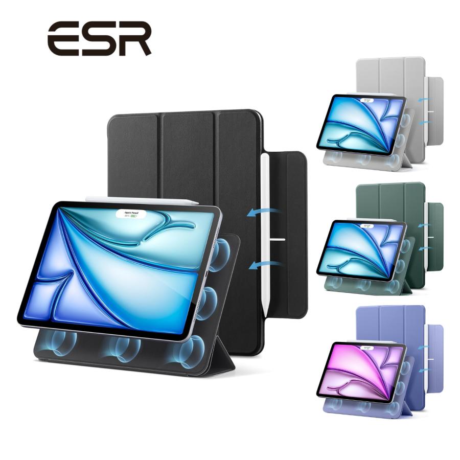 ESR ESR iPad Air 11 13インチ ケース (M3/M2、2025/2024) iPad Pro