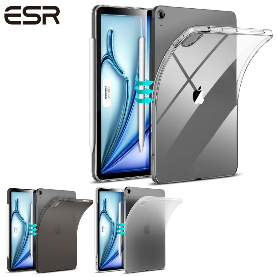 ESR iPad Air 11インチ ケース M3 M2 (2025/2024)、iPad 第5/4 ESR iPad Air 11インチ ケース M3 M2 (2025/2024)、iPad 第5/4