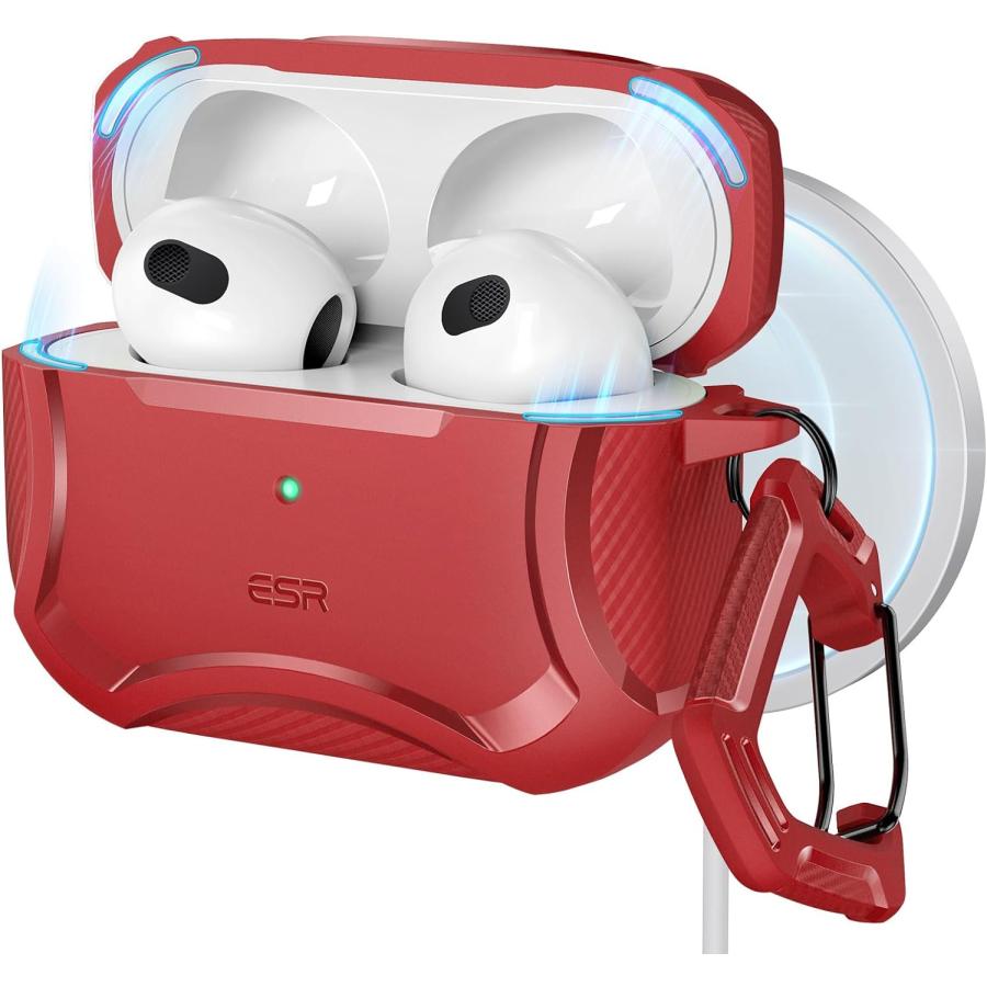 ESR AirPods Pro 第2/1世代ケース (USB-C)対応 磁気ロック式フタ