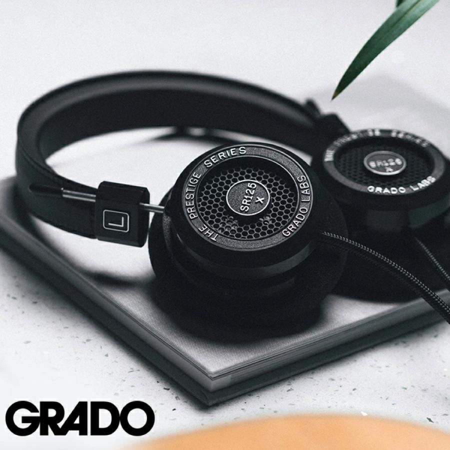 GRADO (グラド) SR125x Prestigeシリーズ ヘッドホン 有線オープンバックステレオヘッドホン ヘッドフォン オンイヤー ヘッドフォン オープンエア