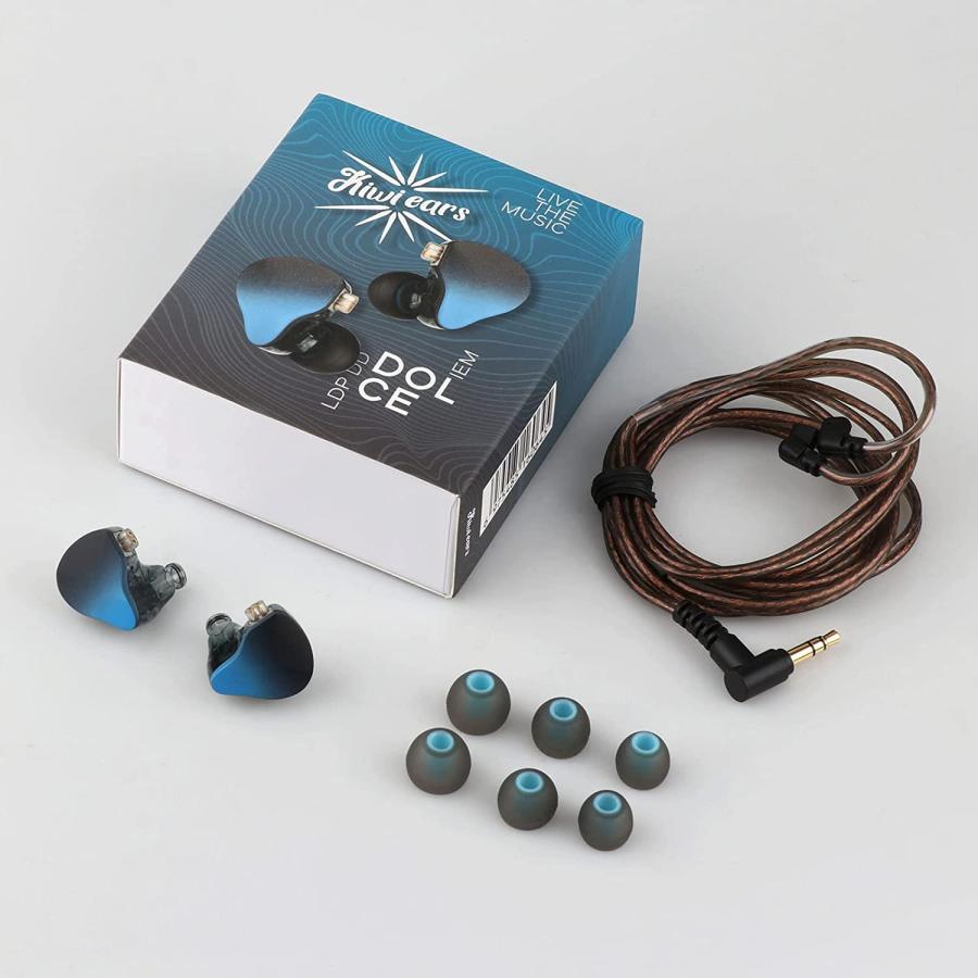Kiwi Ears Dolce 1DDダイナミック型HiFiイヤホン 人間工学に基づいて設計 リケーブル可能デザイン 3.5mmステレオプラグ&0.78mm2pinコネクタの採用｜knicomcorp｜06