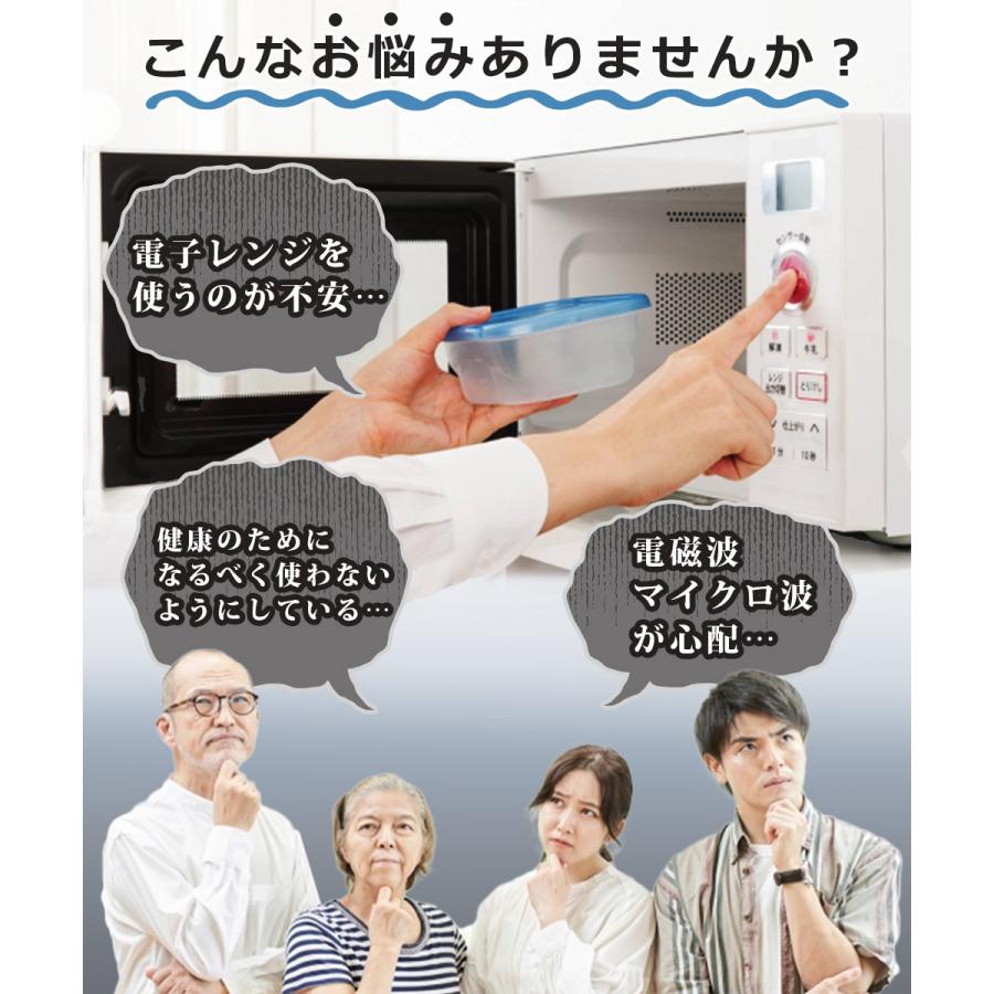 電子レンジ専用 磁性鍋 ／ 片手鍋 【容量 580cc】( 鍋 、ふた、スノコ