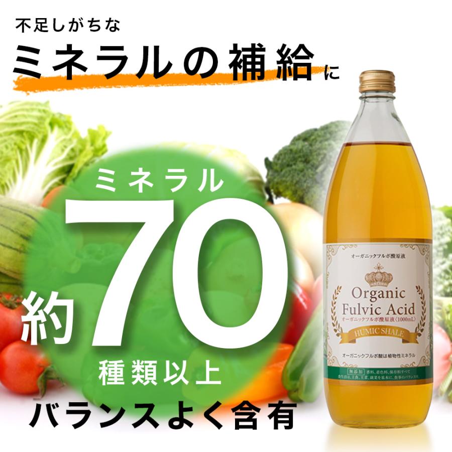 オーガニック フルボ酸原液 1000ml ミネラル 100%無添加 ライフ オーガニック フルボ酸原液 1000ml ミネラル 100%無添加 ライフ