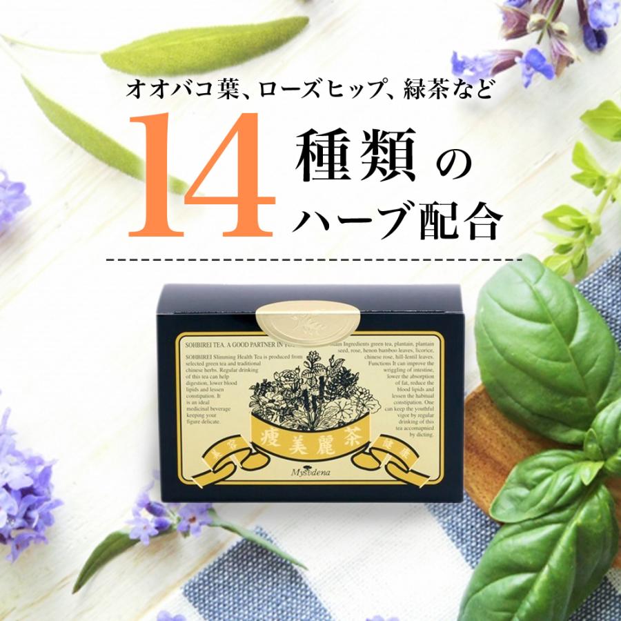 痩美麗茶 そうびれいちゃ (2.8g × 30P) ハーブ 14種類 お茶 クマザサ茶