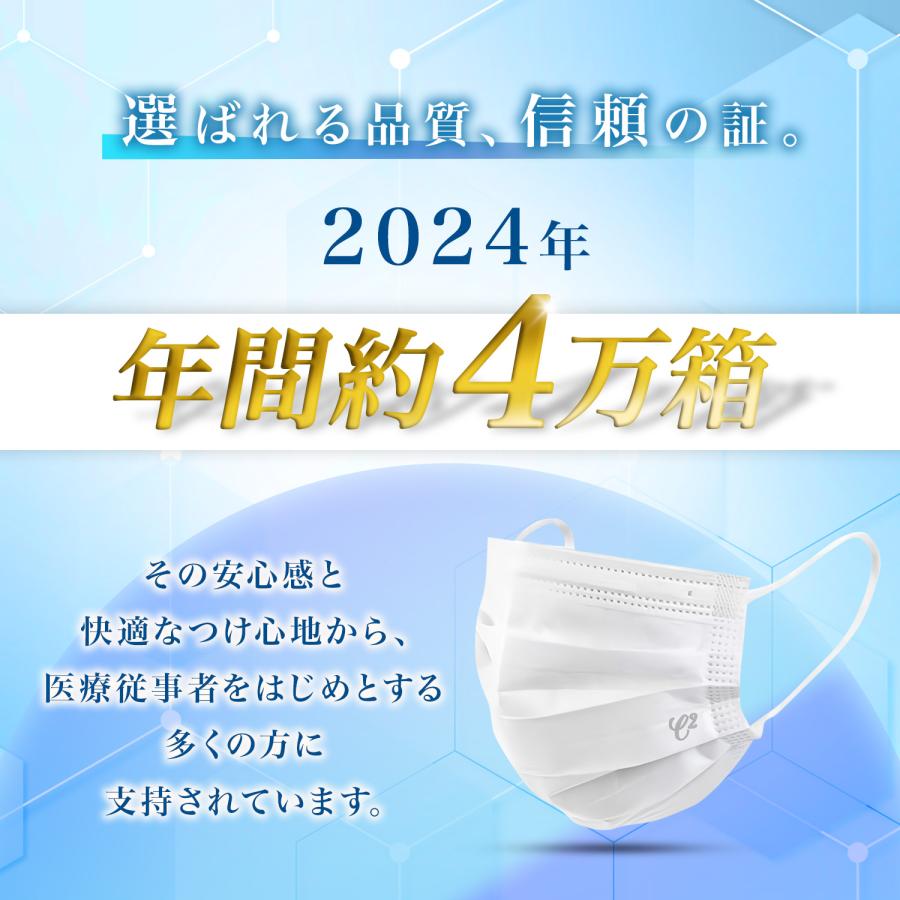 TSUBASA サージカルマスク 日本製 医療用 マスク 4層 レベル2 ホワイト