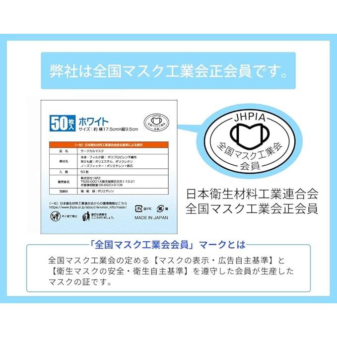 TSUBASA サージカルマスク 日本製 医療用 マスク 4層 レベル2 ホワイト