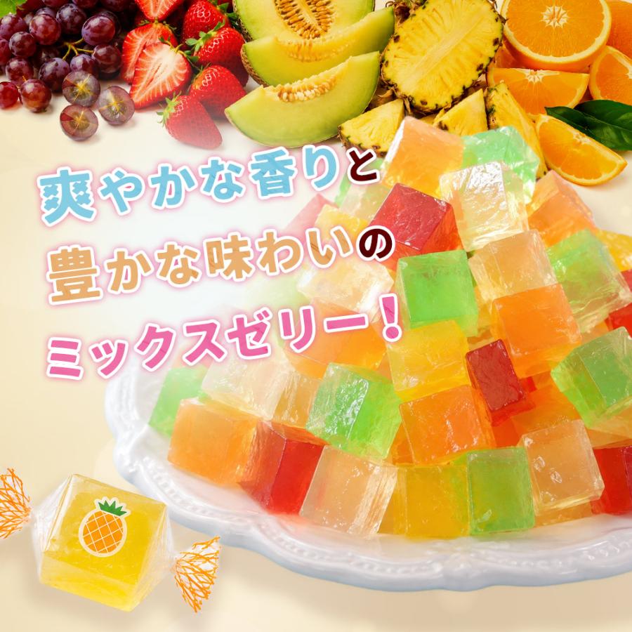 金城 金城製菓 ミックスゼリー 500g 寒天 ゼリー 大容量 業務用サイズ