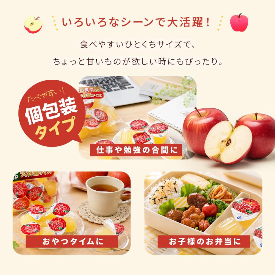 富士正食品 Fe＋すりおろしりんごゼリー 40個×2袋セット 果肉入り
