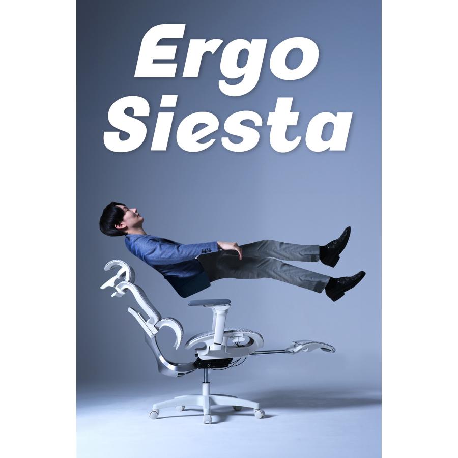 新発売】感動コスパ 寝れる多機能オフィスチェア ErgoSiesta(エルゴ