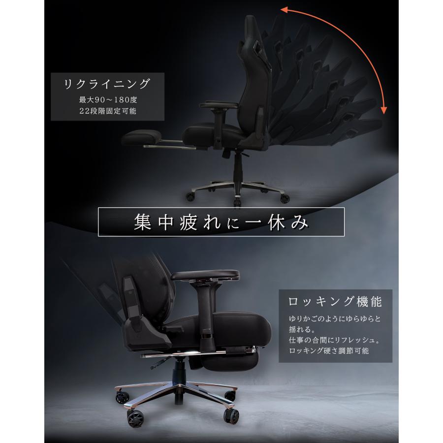 EastForce ゲーミングチェア ハイエンドモデル フットレスト搭載 EastForce ゲーミングチェア ハイエンドモデル フットレスト搭載