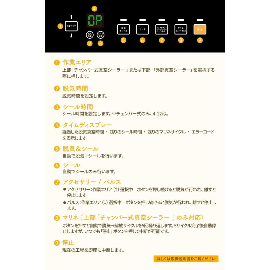 家庭用 食品真空パック機 2WAY チャンバー式対応 マリネ対応 GOURA