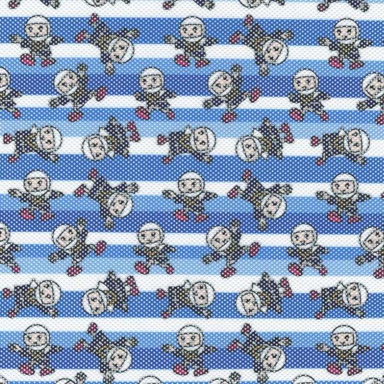 「作るプリント生地」吸水速乾・帯電防止 ダブルメリットメッシュ（プリント有効巾150cm）オリジナルプリント 生地 ニット生地 |  | 03