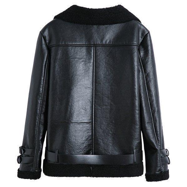 ムートンコート ライダース ジャケット レディース アウター ボア