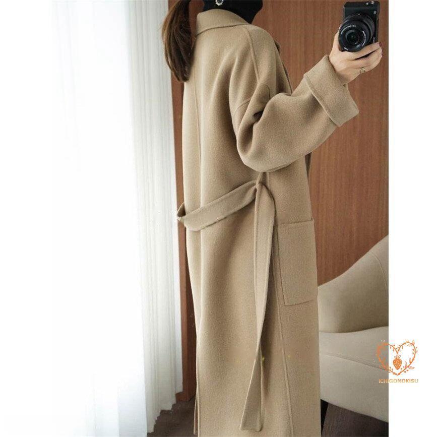 【極美品】カシミヤ　ロングコート　チェスター　CASHMEREBLEND コート カシミヤコート レディース スーパーロングコート コート 冬 通勤