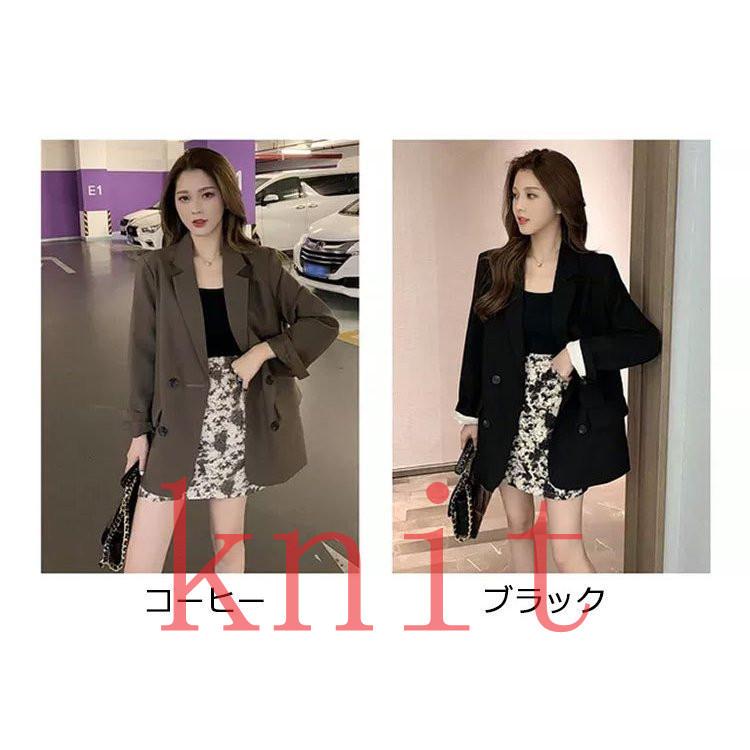 期間限定キャンペーン スーツジャケット レディース 春秋新作 長袖ブレザー 黒 スーツ 40代 カジュアル テーラードジャケット ゆったりアウター 春コート 着痩せ 通勤 オシャレ韓国風 Heartlandgolfpark Com