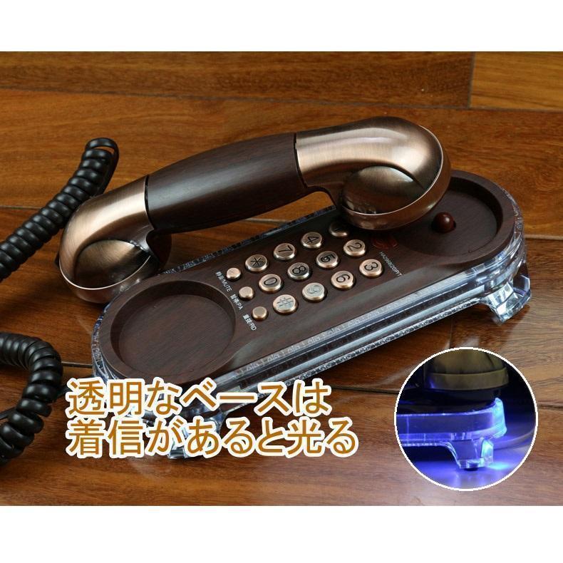 電話機 レトロ 子機 固定電話 壁かけ おしゃれ インテリア プレゼント
