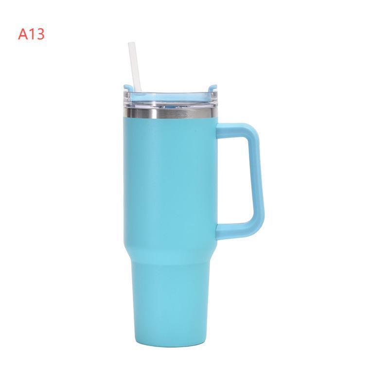 タンブラー 水筒 ストロー付き 1200ml 304 蓋付き 大容量 真空断熱