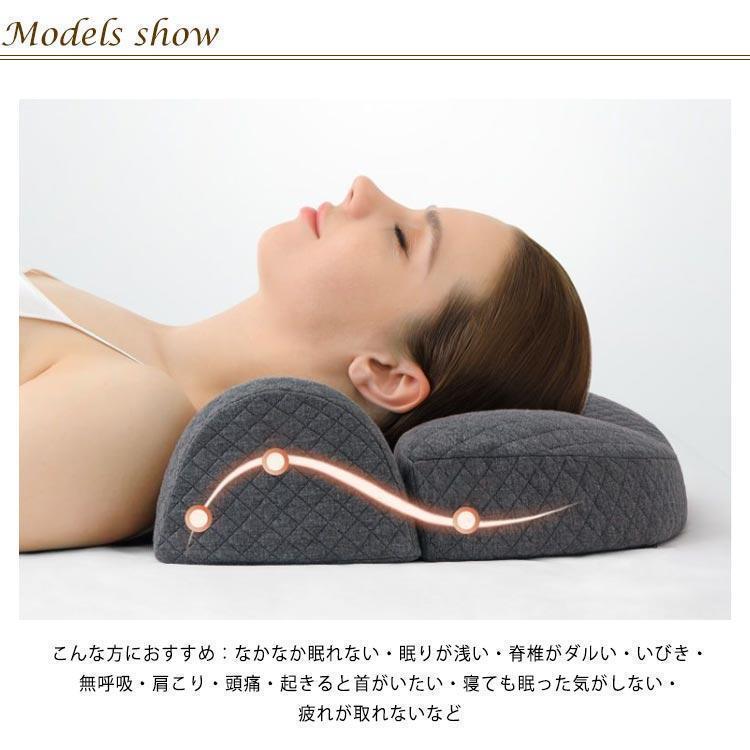 まくら 頸椎サポート 頚椎安定型 頭痛 頚椎牽引ケア枕 52*35cm 快眠 枕