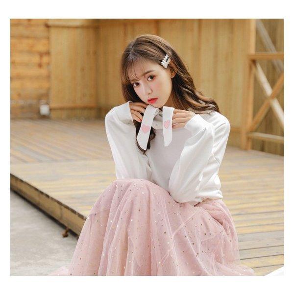 韓国ファッションパーカーレディースプルオーバー長袖原宿系オルチャン春|knit|02
