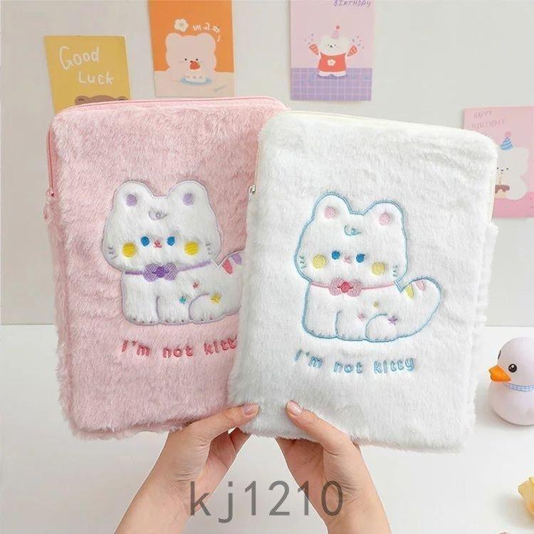 タブレットケース ipadケース 猫 ねこ 韓国 パソコンケース PCバッグ タブレットバッグ かわいい おしゃれ オフィス リモート マルチポーチ｜knit｜04