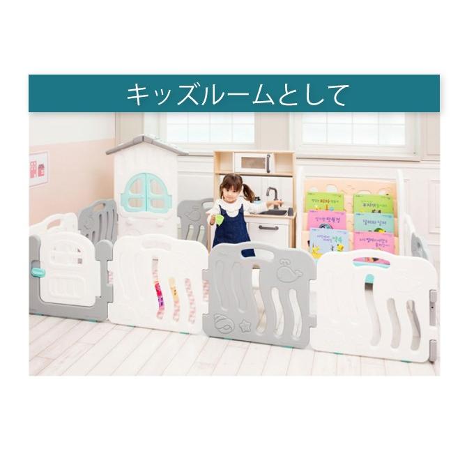 【値下げ】【ifam】ベビーゲート iFam ベビーサークル ベビーゲート 6枚セット おしゃれ