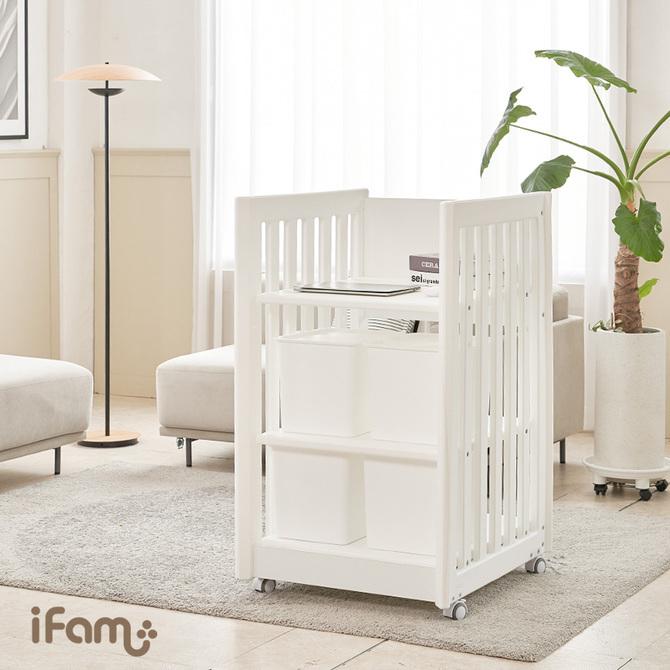 スチールラック 2段 キャスター付き　作業台　オムツ交換台　ベビー着替え台 スチールラック 2段 キャスター付き 作業台 オムツ交換台 ベビー着替え