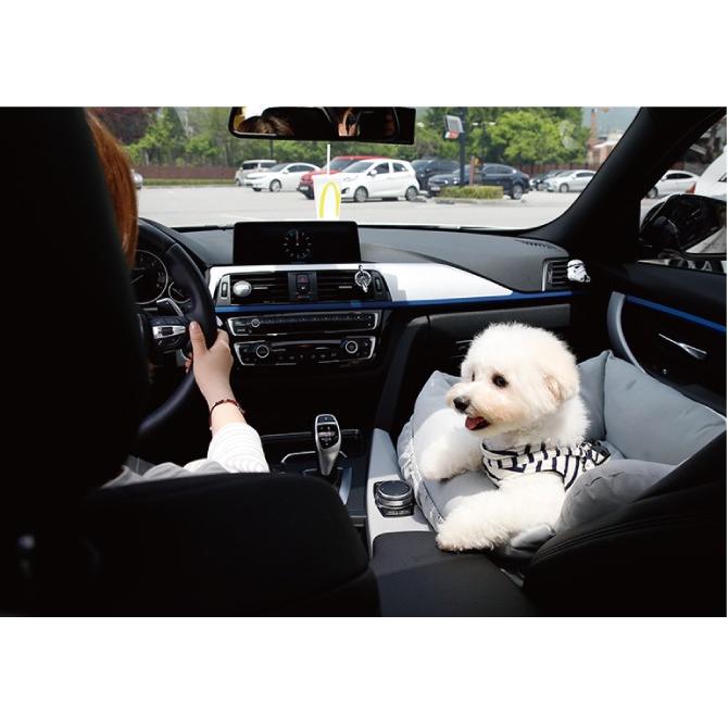 代引不可 犬用カーシート おでかけ 車 シートベルト ベット クッション ベッド ドッグ ブルー グレー ピンク Lサイズ Woolly Shp01 Shp01 Doridoriヤフー店 通販 Yahoo ショッピング
