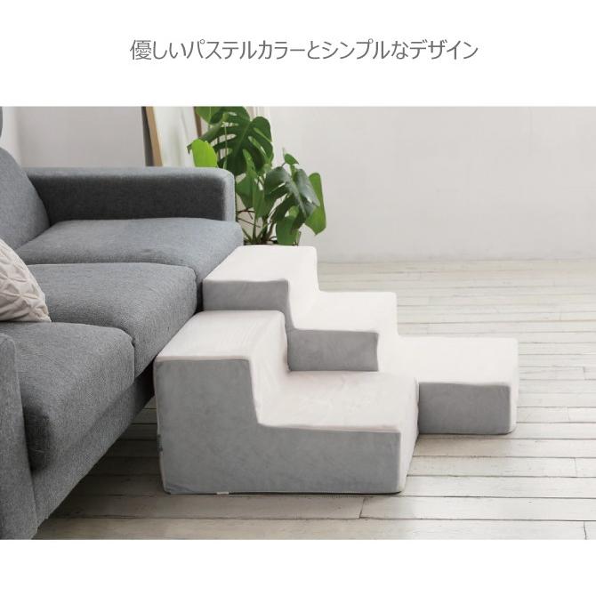 代引不可 犬用 クッション ステップ ベッド 階段 ドッグ ドック 運動 ピンク ミント グレー 2段 Woolly Shp04 Shp04 Doridoriヤフー店 通販 Yahoo ショッピング