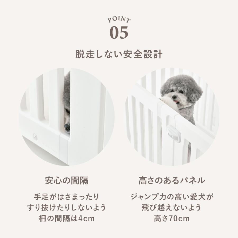 ほぼ未使用 DoriDori ペットケージサークル ホワイト Takemehom ペットサークル 犬 ケージ おしゃれ 北欧 室内 犬用 中型犬