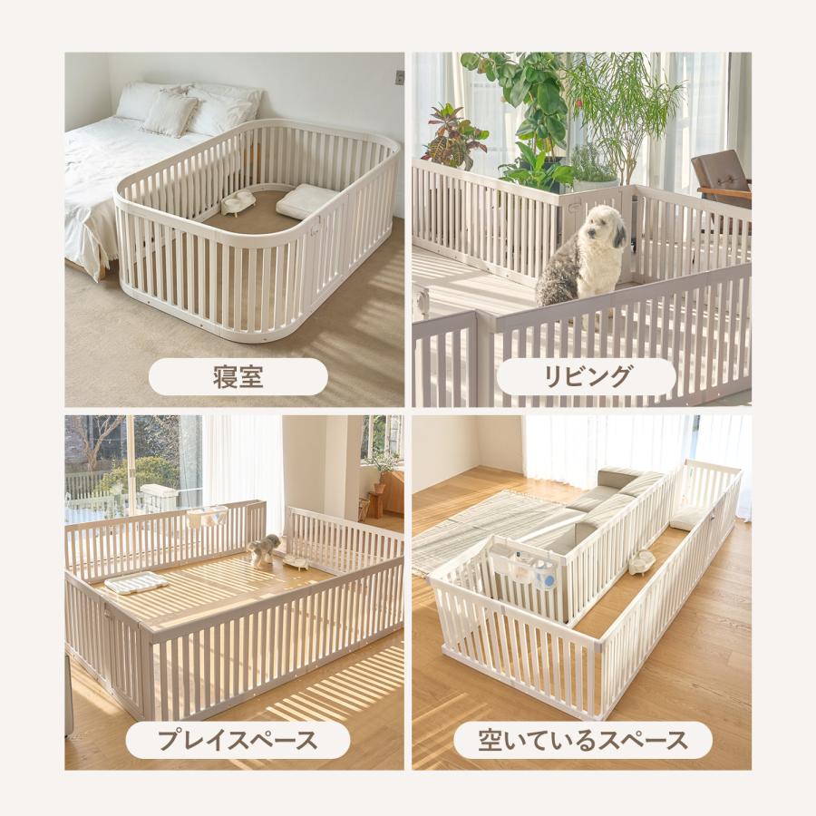 Takemehom ペット用サークル ドア付 ペットサークル 自由なレイアウト