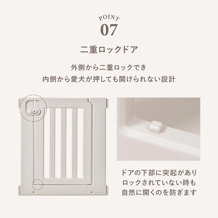 Takemehom ペット用サークル ドア付 拡張できるペットルーム