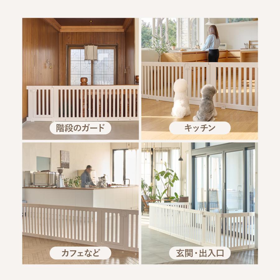 Takemehom ペットサークル 拡張できるペットルーム 追加用 ラウンド