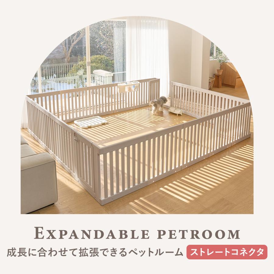 Takemehom ペットサークル ストレートコネクタ 2個 ジョイント ペット