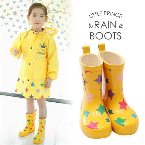子供服 レインブーツ 長靴 キッズ ラバー 男の子 女の子 おしゃれ 星 黄色 雨具 防水 はっ水 Newリトルプリンス Tlp305 Tlp305 Doridoriヤフー店 通販 Yahoo ショッピング