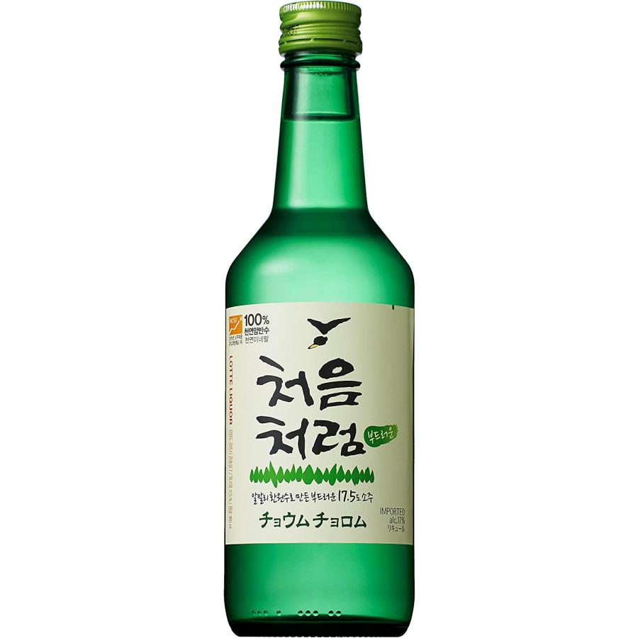 チョウムチョロム [ 焼酎 17度 360mlx20本 韓国焼酎の定番 ！韓国焼酎