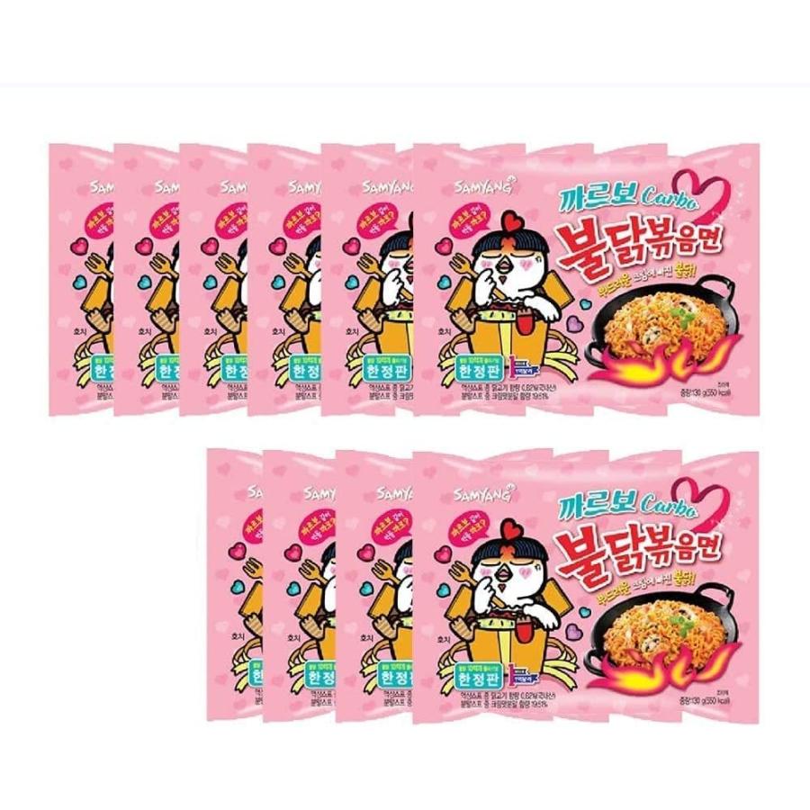 カルボブルダック炒め麺130gx10個 カルボナーラ | 