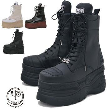 年間ランキング6年連続受賞 厚底ブーツ Yosuke ヨースケ メンズ 厚底 レースアップブーツ メンズ 予約 は3営業日内に発送 厚底スニーカーソール使用 ブーツ Dagl Tg