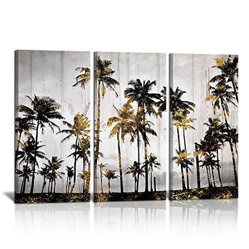 全ての 3ピース ハワイ ヤシの木 キャンバス ウォールアート ブラックとゴールド 熱帯植物 木製背景 モダンなホームアート ストレッチ フレーム リビングル Ys Knot Base 通販 Yahoo ショッピング 交換無料 Epicmountainbike Com
