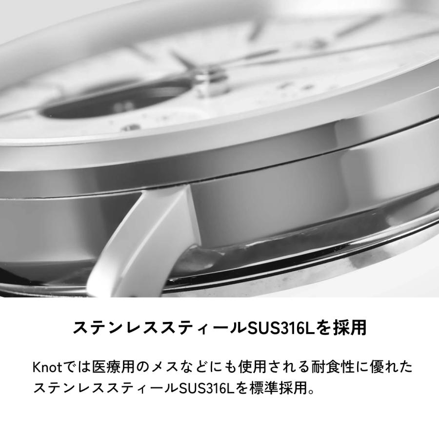 Knot 腕時計 メカニカルオープンハート 時計本体のみ 日本製 38mm