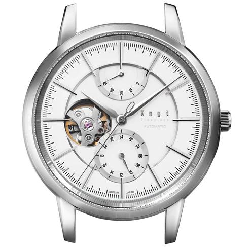 Knot 腕時計 メカニカルオープンハート 時計本体のみ 日本製 40mm 機械式 シルバーケース メンズ CAP-40シリーズの画像