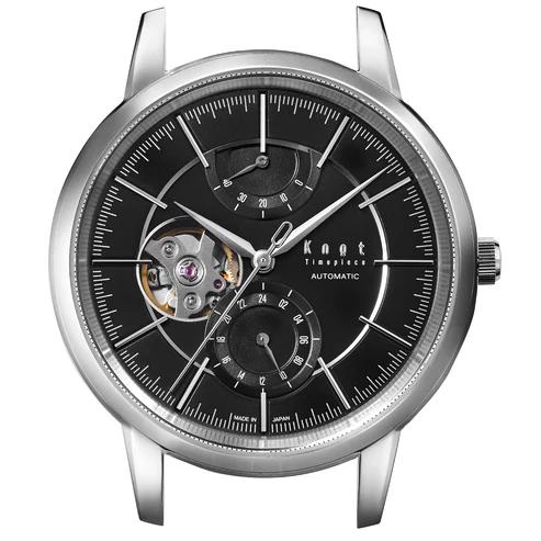 Knot 腕時計 メカニカルオープンハート 時計本体のみ 日本製 40mm 機械式 シルバーケース メンズ CAP-40シリーズの画像