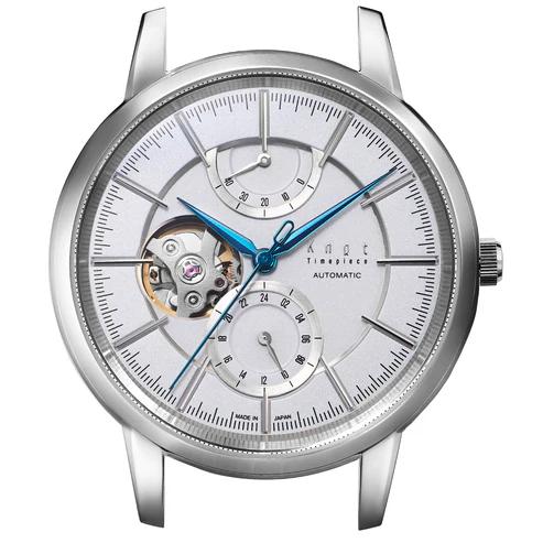 Knot 腕時計 メカニカルオープンハート 時計本体のみ 日本製 40mm 機械式 シルバーケース メンズ CAP-40シリーズの画像