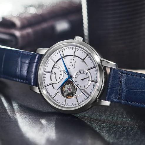 Knot 腕時計 メカニカルオープンハート 時計本体のみ 日本製 40mm 機械式 シルバーケース メンズ CAP-40シリーズの画像